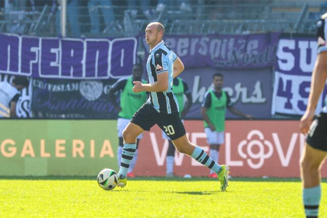 Endlich mal mit Waldhof gewonnen: Henning Matriciani.