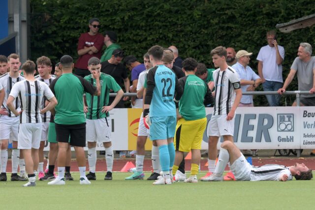 A-Jugend von TuS Westfalia Westmar nach dem Abstieg in die Kreisliga A.