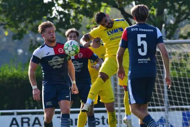 Der SVE Heessen kam gegen den SV Herbern nicht über ein 1:1 hinaus.