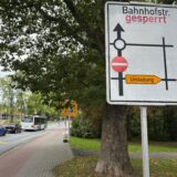 Die erneute Sperrung der Bahnhofstraße in Werne soll nur drei Tage dauern.