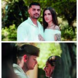 Diese Promi-Paare sind die Kandidaten der fünften Staffel Temptation Island VIP 2024. V.l.o.: Adrian, Rebecca, Jessica und Germain V.l.u.: Akka, Lisa-Marie, Sarah-Jane und Tinush