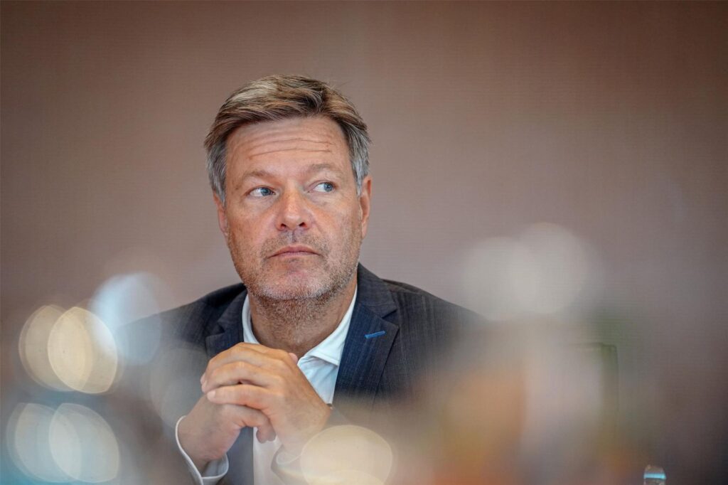 Nachdenklich: Wirtschaftsminister Habeck. Nachdenklich: Wirtschaftsminister Habeck.