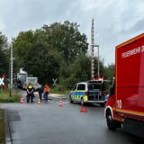 Ein Zug-Anhänger ist in Dorsten mit einem Lkw kollidiert.