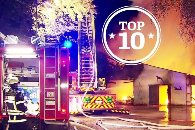 Eine Scheune brannte lichterloh. Ein Pferd konnte die Feuerwehr nicht mehr retten.