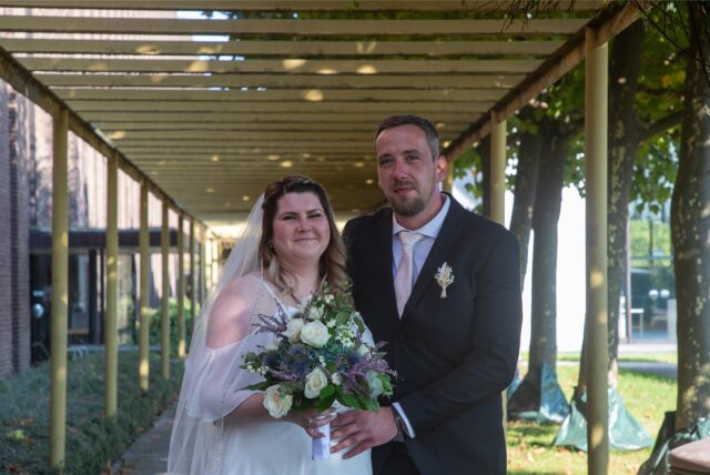 Jaqueline (geborene Grieco) und Marvin Gorzny haben auf dem Standesamt am Europaplatz geheiratet.