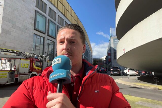 Tim Hübbertz berichten vom Alarm in der Innenstadt.
