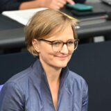 Die Grünen-Politiker Franziska Brantner und Felix Banaszak wollen für den Parteivorsitz kandidieren.