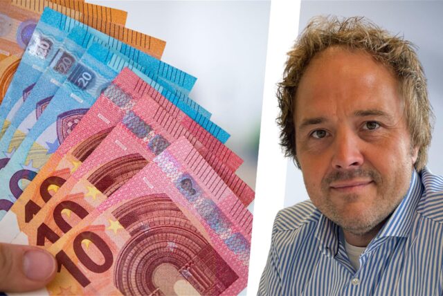 Eine Fotocollage aus Gels und dem Kämmerer der Stadt Werne, Marco Schulze-Beckinghausen.