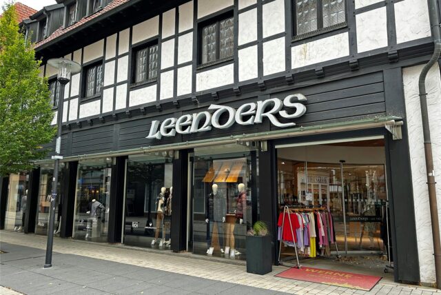Das Modehaus Leenders an der Bonenstraße in Werne.