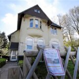 Das Wohnhaus von Gisela A. in Dortmund-Sölde kurz nach der Tat.