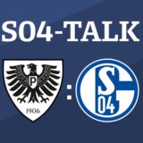 Sprechen nach der Partie gegen Münster über das Spiel: Schalke-Reporter René Preuß und Schalke-Experte Frank Leszinski.