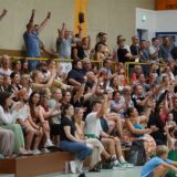 Jubel beim SGH-Anhang: Der Verbandsligist hat sein erstes Spiel beim SC Münster gewonnen. Unser Bild zeigt die Fans im Heimspiel gegen Brockhagen.