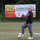 Tim Richter sucht einen neuen Sponsor für den Stadionnamen. Das „ETS-Stadion Süd“ ist Geschichte.