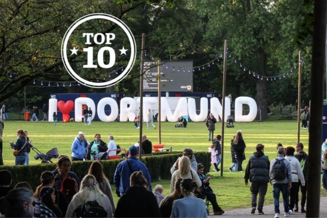 Dortmund Schriftzug im Fredenbaumpark