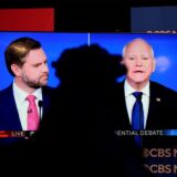 Die 90-minütige Debatte, ausgetragen von CBS in New York, fand ohne Publikum statt.