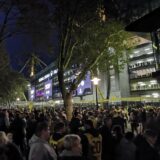 Andrang an der Strobelallee vor dem BVB-Heimspiel gegen Celtic Glasgow.
