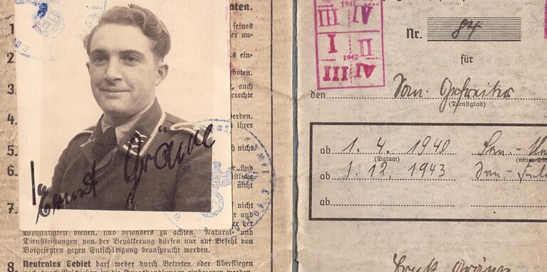 Der Königsborner Ernst Gräwe war Sanitätsoffizier, als er im April 1945 in den Niederlanden getötet wurde. Er wurde von seinem Vorgesetzten erschossen.