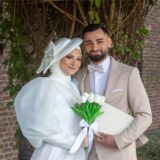 Rümeysa (geborene Aydin) und Ali Bayram feierten ihre standesamtliche Hochzeit am Castrop-Rauxeler Rathaus.