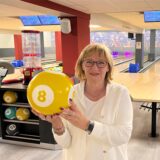 Angelika Jann, Inhaberin des Bowlingcenters Unna.