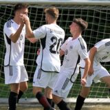 Spieler des SV Preußen Lünen beim Jubel