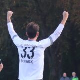 Robin Schwick vom FC Nordkirchen jubelt.