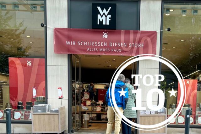 Der WMF-Store in Dortmund schließt.