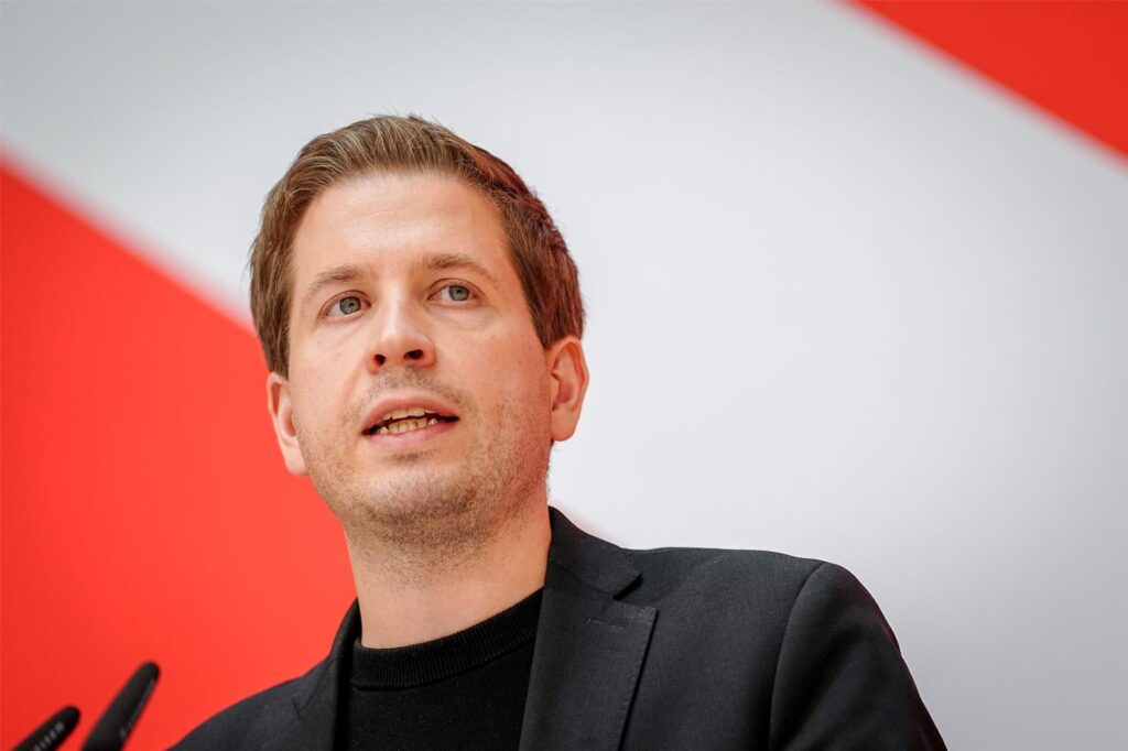 Kevin Kühnert, SPD-Generalsekretär. Kevin Kühnert, SPD-Generalsekretär.