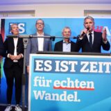 Auf der Wahlparty der AfD wurde auch das sogenannte Abschiebelied gesungen. (Archivbild)