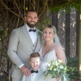 Michele Matthias und Tim (geborener Rösener) haben am Standesamt Castrop-Rauxel geheiratet. Mit dabei war Micheles Sohn Max.