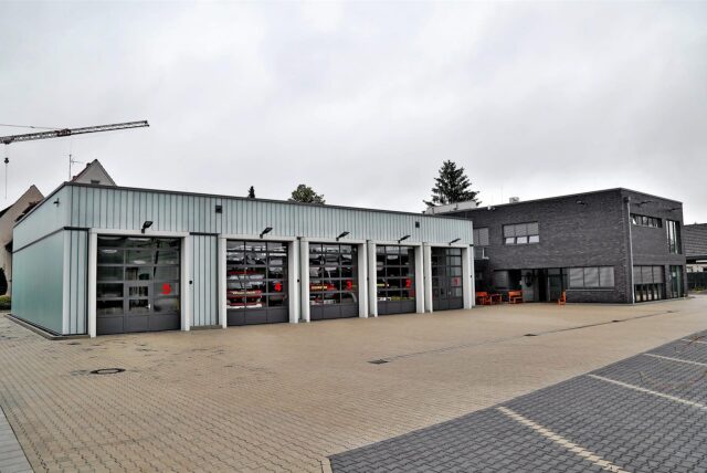 Das Gerätehaus der Freiwilligen Feuerwehr der Stadt Bergkamen in Rünthe.