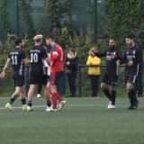 Spieler von Eintracht Werne jubeln nach einem Tor.