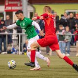 Serhat Yilmaz musste das Aufwärmen abbrechen, wurde aus der Startelf gestrichen und musste dann doch schnell mitwirken.