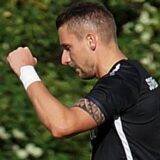 Stephen „Huti“ Margardt (SSV in Schwarz) bejubelt hier den 2:1-Führungstreffer von Mustafa Akdeniz.