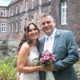 Kerstin und Carsten haben auf Schloss Bladenhorst geheiratet.