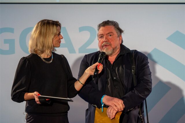 Armin Rohde bei der Verleihung der Grimme Online Awards