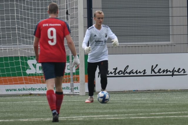 Frederik Krusel am Ball.