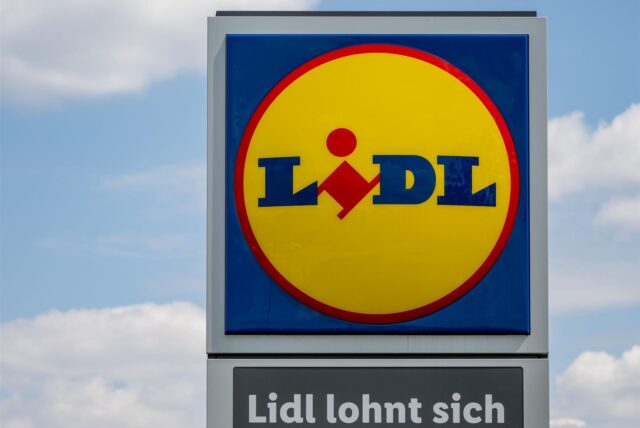 Das Firmenlogo von Lidl.