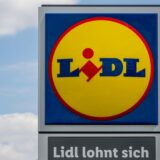Das Firmenlogo von Lidl.