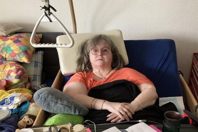 Sonja Prittwitz ist an Multipler Sklerose erkrankt. Die Marlerin kann sich ohne fremde Hilfe kaum bewegen.