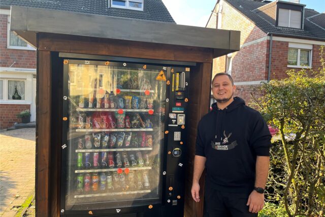 Kay Franke betreibt zwei Snackautomaten in Selm und Lünen und will demnächst einen dritten in Olfen aufstellen.