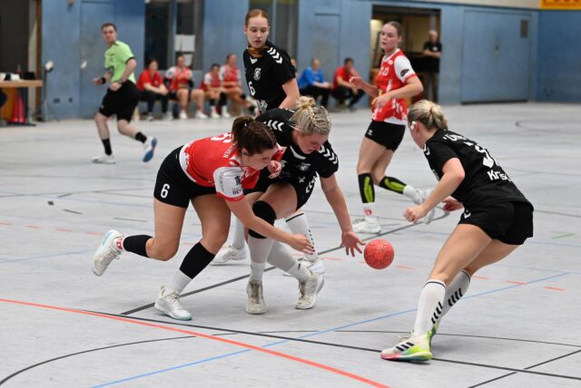 Spielerinnen im Duell.