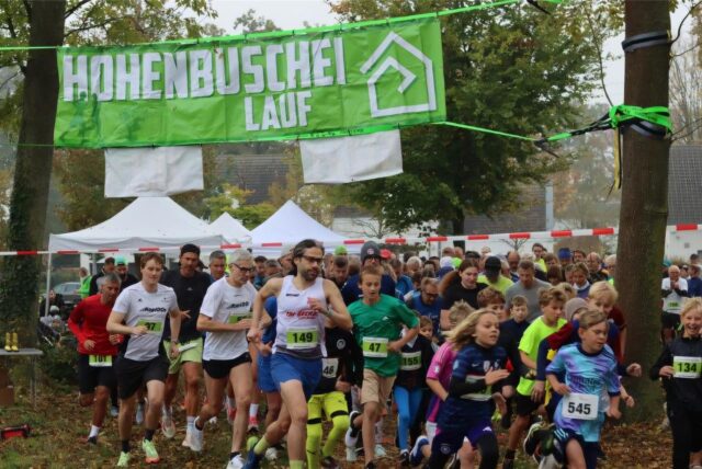 Über 200 Läuferinnen und Läufer haben am Wochenende am fünften Hohenbuschei-Lauf in Dortmund-Brackel teilgenommen.