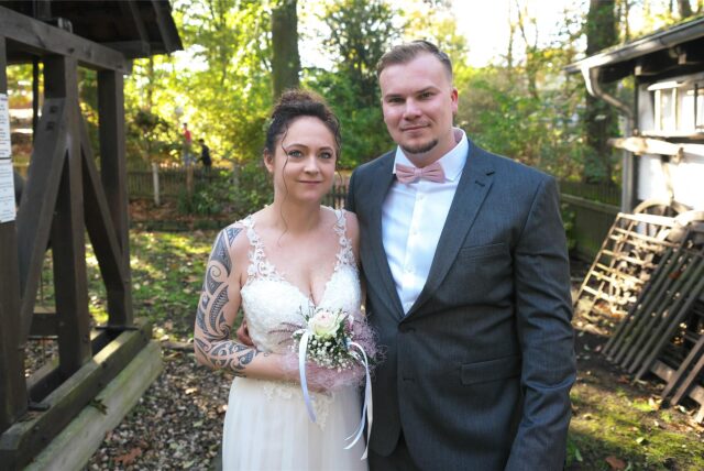 Aileen und Niklas Schulz haben geheiratet.
