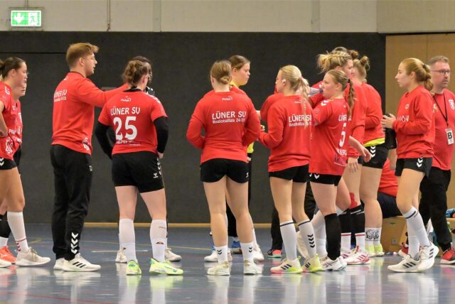 Mannschaftskreis des Lüner SV Handball.