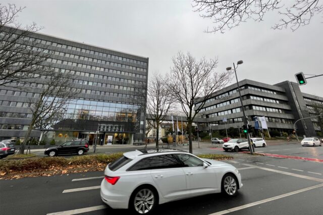 Die Bürohäuser der Continentale sind prägend für den Abschnitt der Ruhrallee.