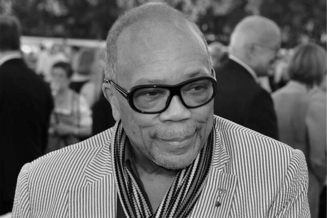 Quincy Jones, US-amerikanischer Jazztrompeter und Musikproduzent.