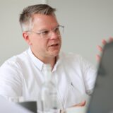 Kreisdirektor Mike-Sebastian Janke vom Kreis Unna im Gespräch.