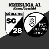 Zum Derby-Rückspiel bittet der SC Südlohn die Oedinger am Mittwochabend.