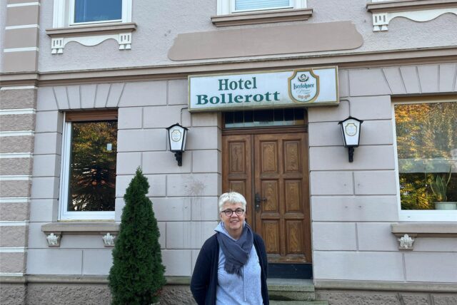 Mechthild Köppeler betreibt seit rund einem Jahr wieder das traditionelle Hotel Bollerott an der Bahnhofstraße in Bork.