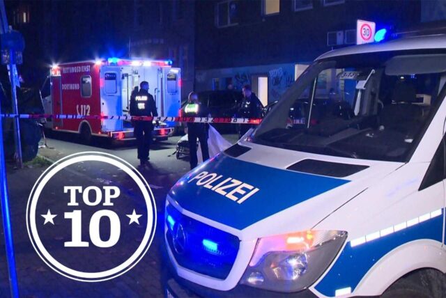 Der Einsatz am Montagabend an der Rheinischen Straße Ecke Siegfriedstraße.